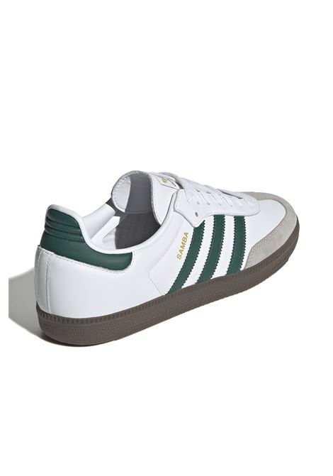 Adidas Samba OG Shoes White Green Unisex ADIDAS ORIGINALS | Sneakers | JH8797-